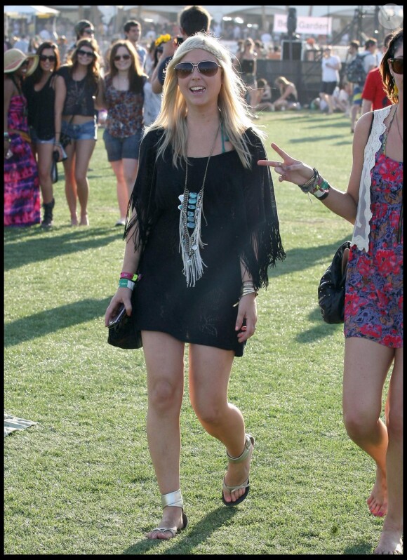 Tara Reid au festival de Coachella, en Californie, le samedi 16 avril.