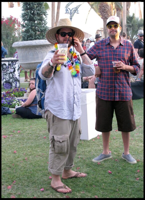 Jack Osbourne au festival de Coachella, en Californie, le samedi 16 avril.