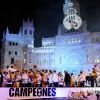 Le Real Madrid devant le Palacio de Communicaciones à Madrid, Plaza Cibeles