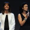 Sophie Marceau et Isabelle Giordano lors de la projection en 3D du dessin animé Rio au Grand Palais à Paris le 21 avril 2011