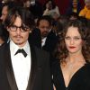 Johnny Depp et Vanessa Paradis en février 2008 à Los Angeles