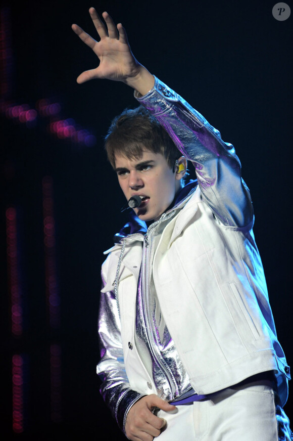 Justin Bieber à Milan le 9 février 2011
