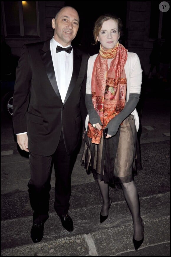 Nathalie Kosciusko-Morizet et son époux en janvier 2009.