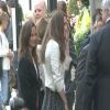 Arrivée de Kate Middleton à son hôtel Goring, à Londres, le 28 avril 2011