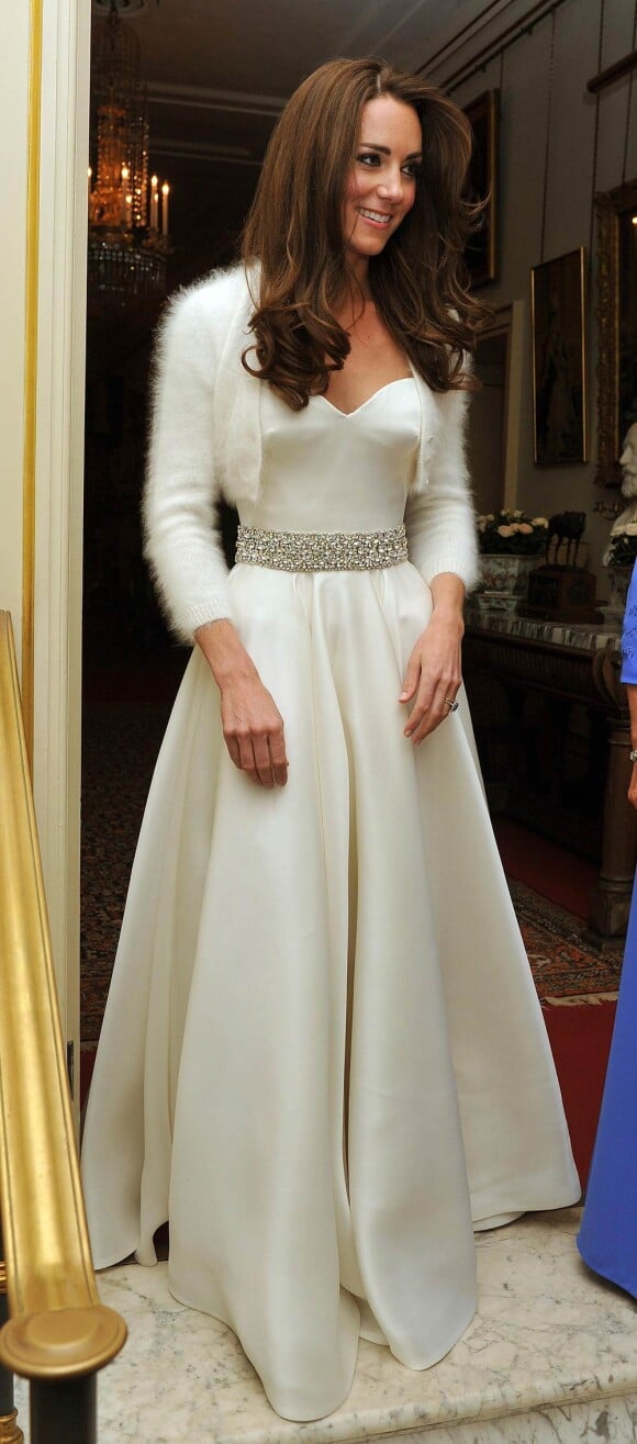 Catherine, Duchesse de Cambridge en tenue de soirée  pour terminer une journée féérique