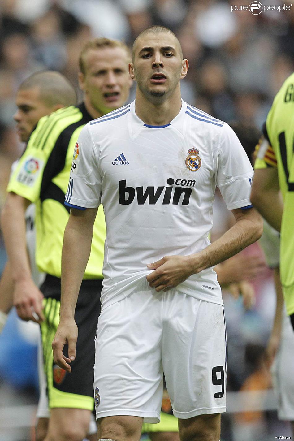 Karim Benzema lors du match de Liga perdu 3-2 face au Real ...