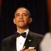 Barack Obama a beaucoup amusé l'assistance au dîner des correspondants de la Maison Blanche, à Washington, le 30 avril 2011.