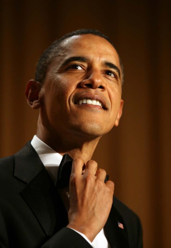 Barack Obama, lors du dîner des correspondants de la Maison Blanche, à Washington, le 30 avril 2011.