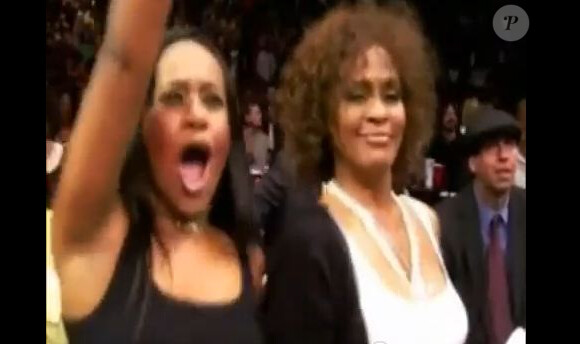 Whitney Houston et sa fille Bobbi Kristina au concert de Prince