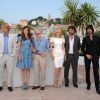 Owen Wilson, Léa Seydoux, Rachel McAdams, Michael Sheen et Adrien Brody lors du photocall de Minuit à Paris le 11 mai 2011 au festival de Cannes