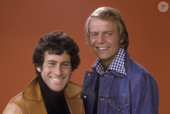 Paul Michael Glaser et David Soul, alias Starsky et Hutch, dans les années 70