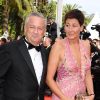 Jean-Marie Messier et son épouse lors de la première projection du 64e Festival de Cannes, le mercredi 11 mai 2011.