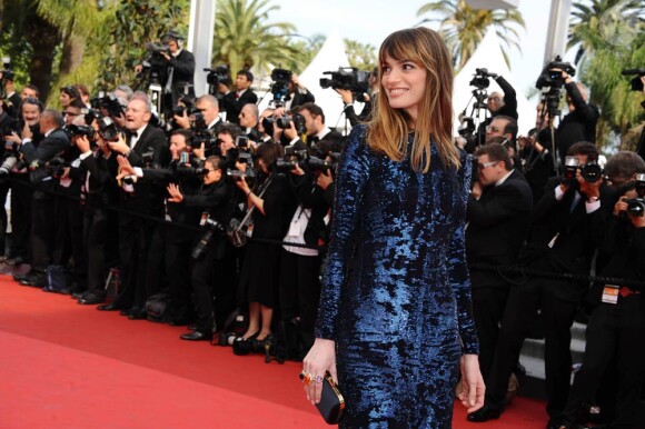 Gaia Bermani Amaral lors de la première projection du 64e Festival de Cannes, le mercredi 11 mai 2011.