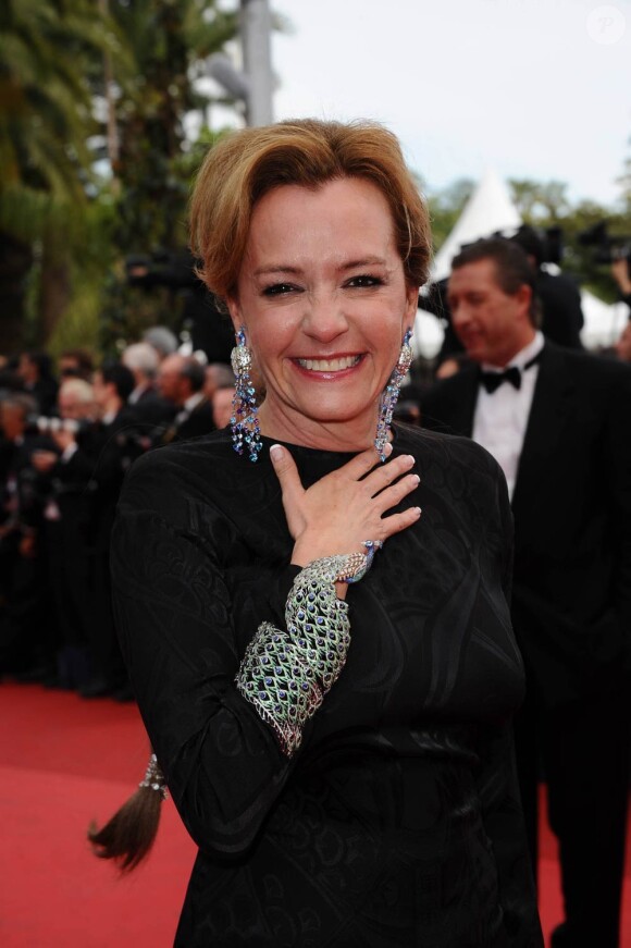 Caroline Gruosi-Scheufele lors de la première projection du 64e Festival de Cannes, le mercredi 11 mai 2011.