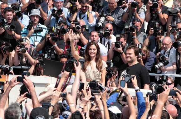 La superbe Angelina Jolie à l'occasion du photocall de Kung Fu Panda 2, dans le cadre du 64e Festival de Cannes, le 12 mai 2011.