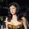 Adriane Palicki sur le tournage de Wonder Woman, à Los Angeles, le 30 mars 2011.