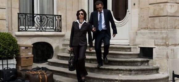 Image du film La Conquête avec Denis Podalydès/Sarkozy et Florence Pernel/Cécilia