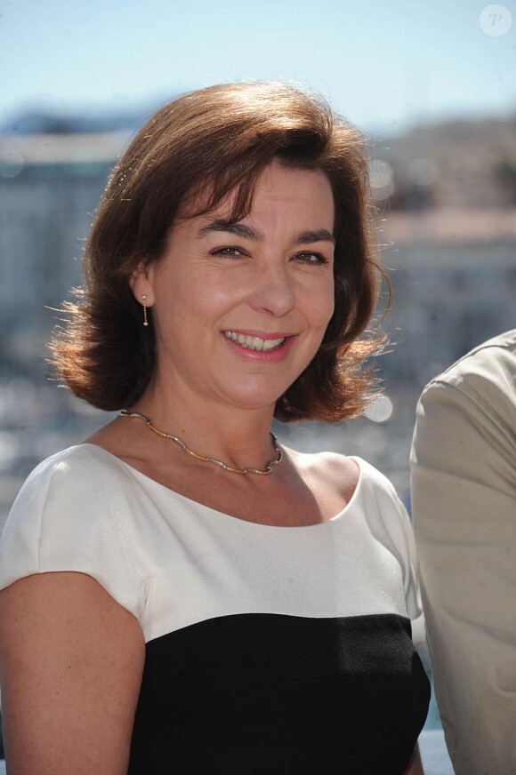 Carole Amiel à l'occasion de la présentation du Sauvage, dans le cadre de Cannes Classics, lors du 64e Festival de Cannes, le 16 mai 2011.