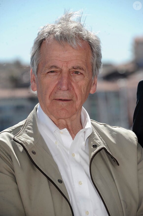 Costa-Gavras à l'occasion de la présentation du Sauvage, dans le cadre de Cannes Classics, lors du 64e Festival de Cannes, le 16 mai 2011.