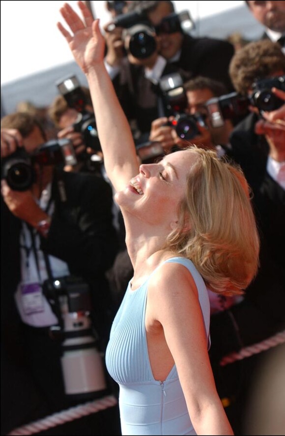 Sharon Stone lors du Festival de Cannes, en 2002.