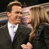 Arnold Schwarzenegger et Maria Shriver à Sacramento (Californie), le 5 janvier 2007.
