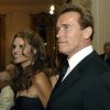 Arnold Schwarzenegger et Maria Shriver à la Maison Blanche, à Washington, le 10 juillet 2006.
