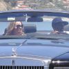 Mariah Carey et son mari Nick Cannon dans leur Rolls Royce en Californie le 29 mai 2010
