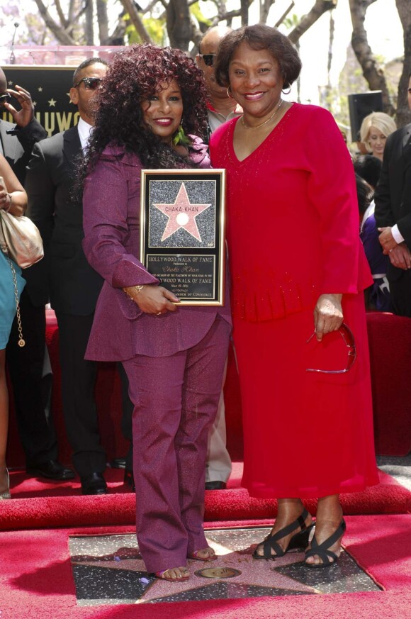 Chaka Khan et sa mère Sandra à Los Angeles, le 19 mai 2011.