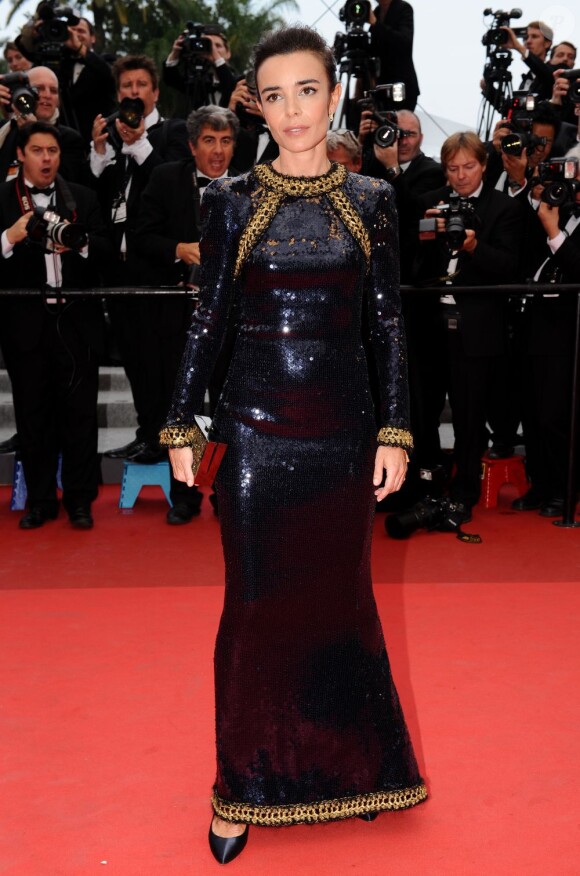 Elodie Bouchez sur le tapis rouge de Cannes le 22 mai 2011