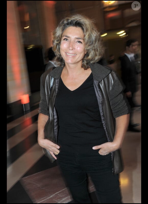Marie Ange Nardi lors du cocktail de rentrée de TF1 à Paris en septembre 2010