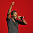  Le rappeur ROST lors de la soirée de charité "Haiti Debout"qui a eu lieu au Palais des Congrès à Paris le samedi 21 mai 2011. 
