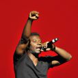  Le rappeur ROST lors de la soirée de charité "Haiti Debout"qui a eu lieu au Palais des Congrès à Paris le samedi 21 mai 2011. 
