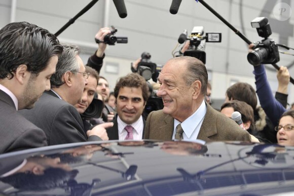 Jacques Chirac au salon de l'Agriculture à Paris, le 22 mars 2011.