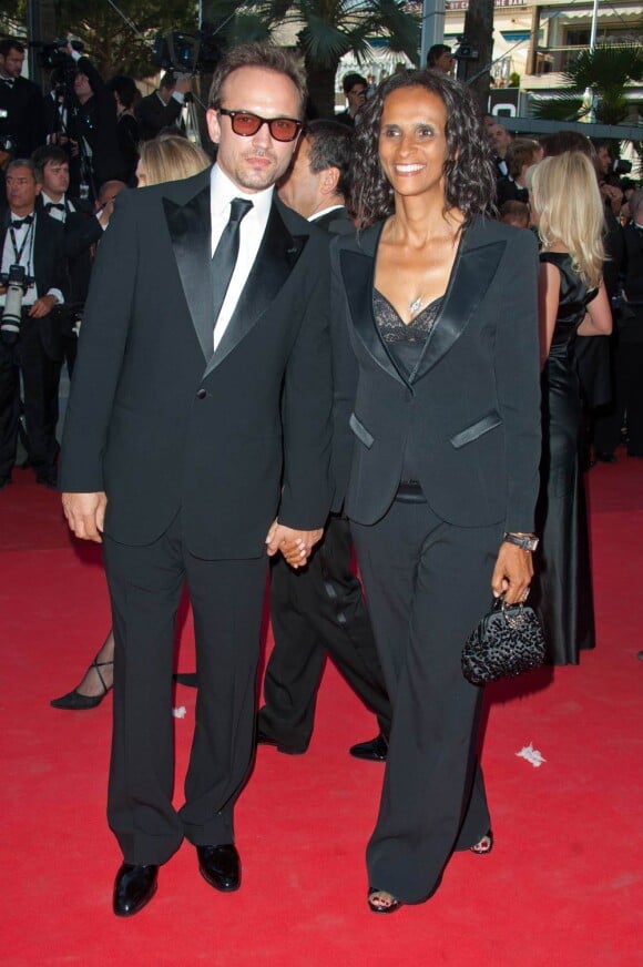 Karine Silla et Vincent Perez au festival de Cannes, en 2011.