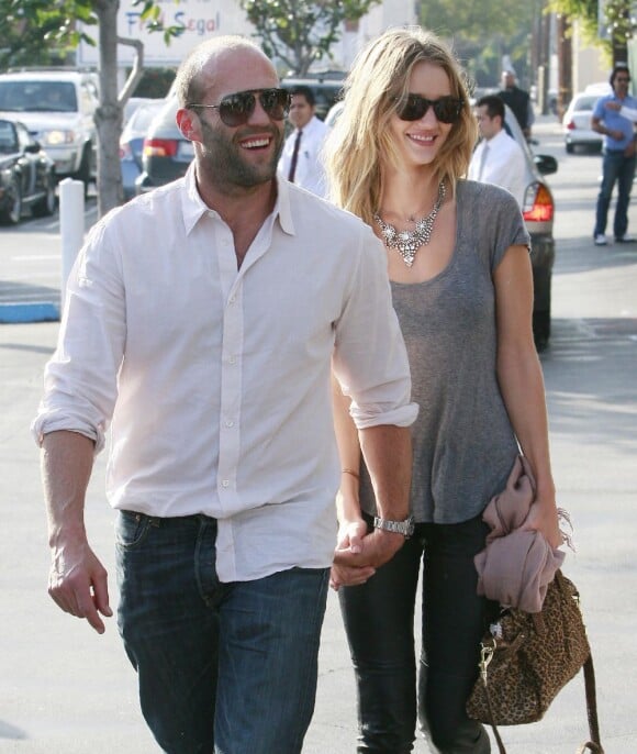 Rosie Huntington-Whiteley est en couple avec l'acteur Jason Statham depuis avril 2010. Los Angeles, 5 février 2011