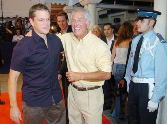 Matt Damon et son père Kent à Deauville en 2004