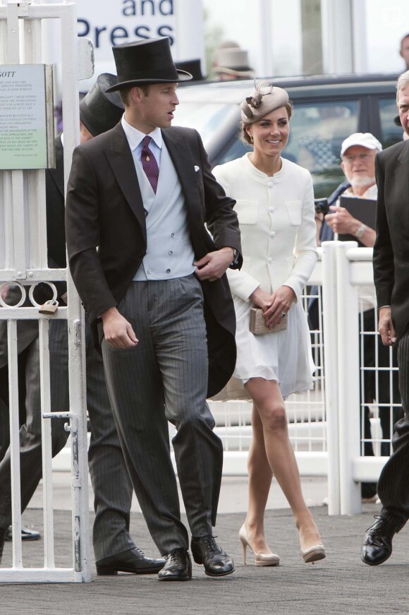 Le prince William et Kate au Derby d'Epsom, le 4 juin 2011.