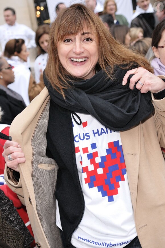 Nathalie André à Paris, en février 2010.