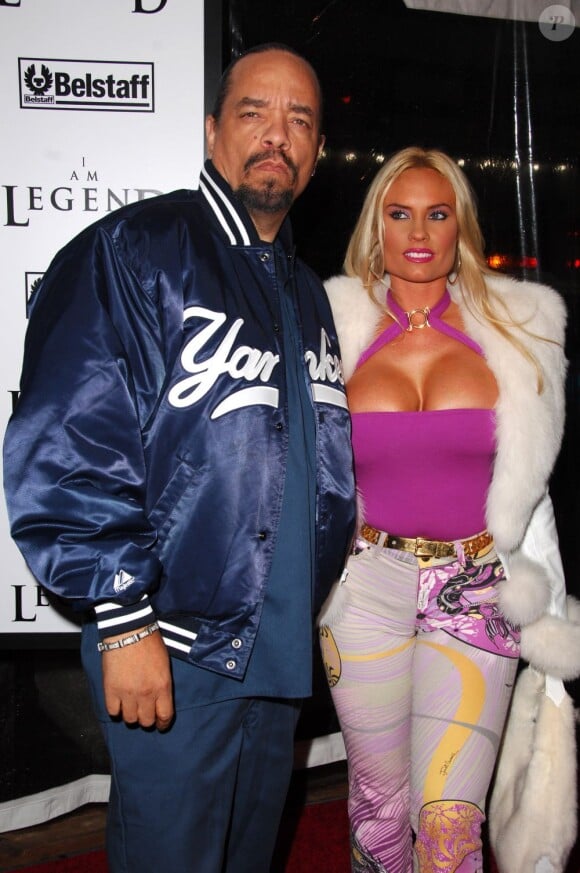Ice-T et son épouse Coco, à New York, le 11 décembre 2007.
