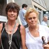 Anne Le Nen et sa compagne Muriel Robin lors de la finale du tournoi de Roland-Garros, remportée par Rafael Nadal, le 5 juin 2011.