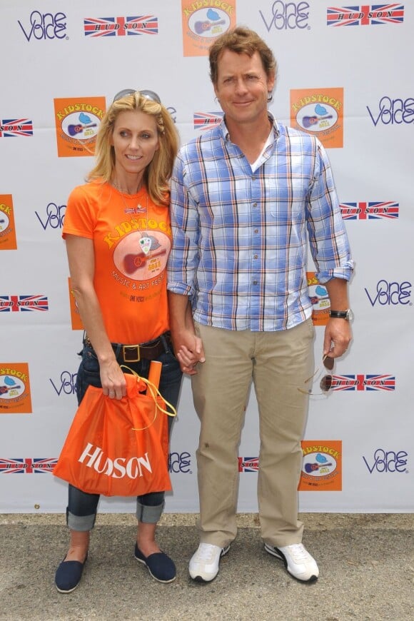 Greg Kinnear et sa femme Helen Labdon lors du 5e festival annuel Kidstock Music and Arts à Beverly Hills le 5 juin 2011