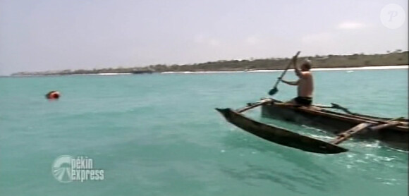 César se noie mais peut compter sur Denis pour le sauver dans Pékin Express : la route des grands fauves sur M6 le mercredi 8 juin 2011