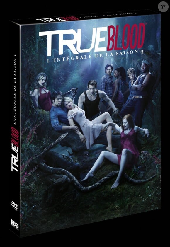 Photo : Le coffret DVD de la saison 3 de la série True Blood, déjà  disponible. - Purepeople