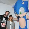 Vincent Desagnat et Axelle Laffont lors des 20 ans de Sonic à Paris le 8 juin 2011