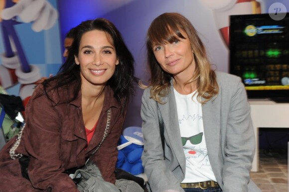 Marie Fugain et Axelle Laffont complices des 20 ans de Sonic à Paris le 8 juin 2011