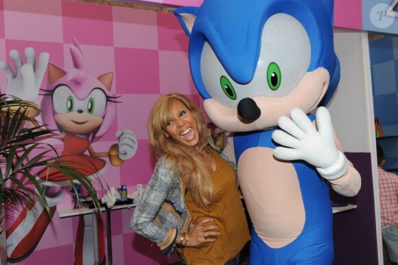 Cathy Guetta lors des 20 ans de Sonic à Paris le 8 juin 2011