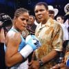 Laila Ali et son père, le célèbre boxer Mohamed en juin 2005.