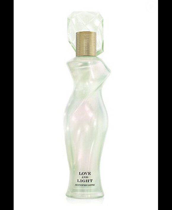 Visuel de promotion du nouveau parfum de Jennifer Lopez, Love and Light