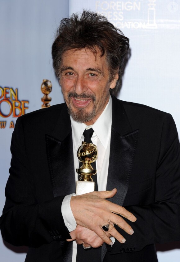Al Pacino aux Golden Globe Awards, à Los Angeles, en janvier 2011.