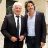 Franck et Fabien Provost lors du déjeuner Père & Fils, au Taillevent, à Paris, le mardi 14 juin 2011.